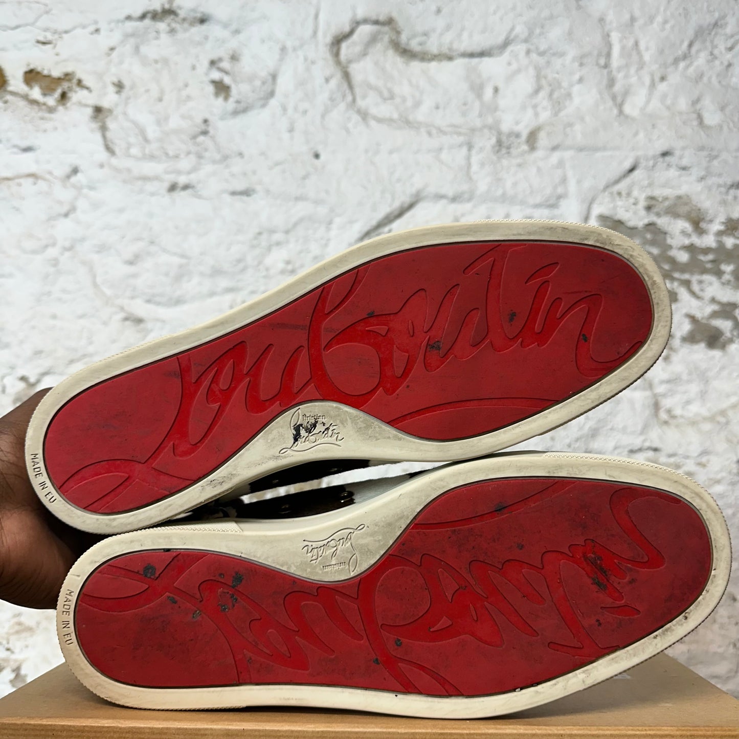 Christian Louboutin High Animal Print Sneaker Sz 9 (42)