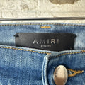 Amiri Plain Blue Denim Jeans Sz 30