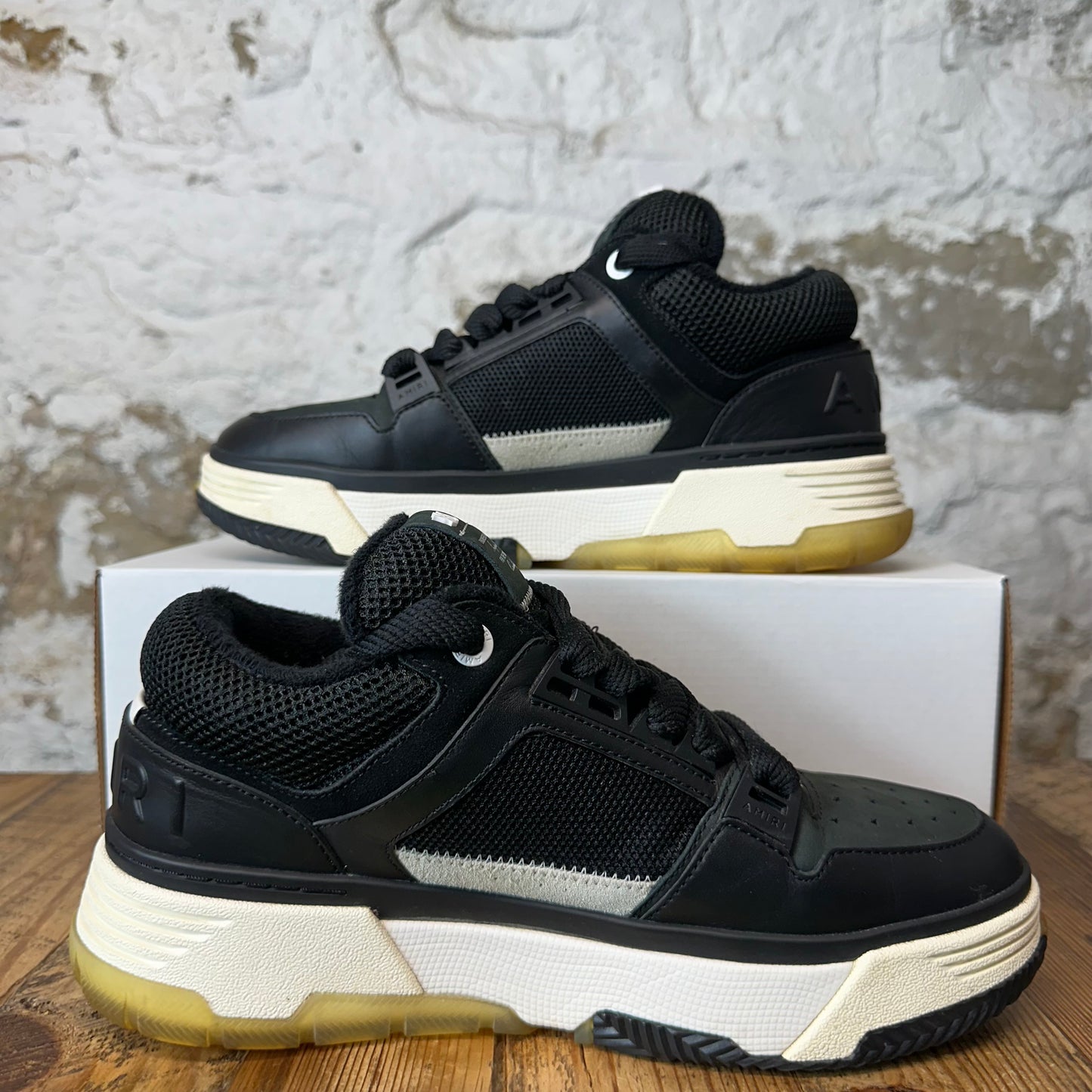 Amiri MA-1 Black White Sneaker Sz 10 (43)