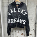 Valley Dreams Classico Black Zip-Up Hoodie Sz S