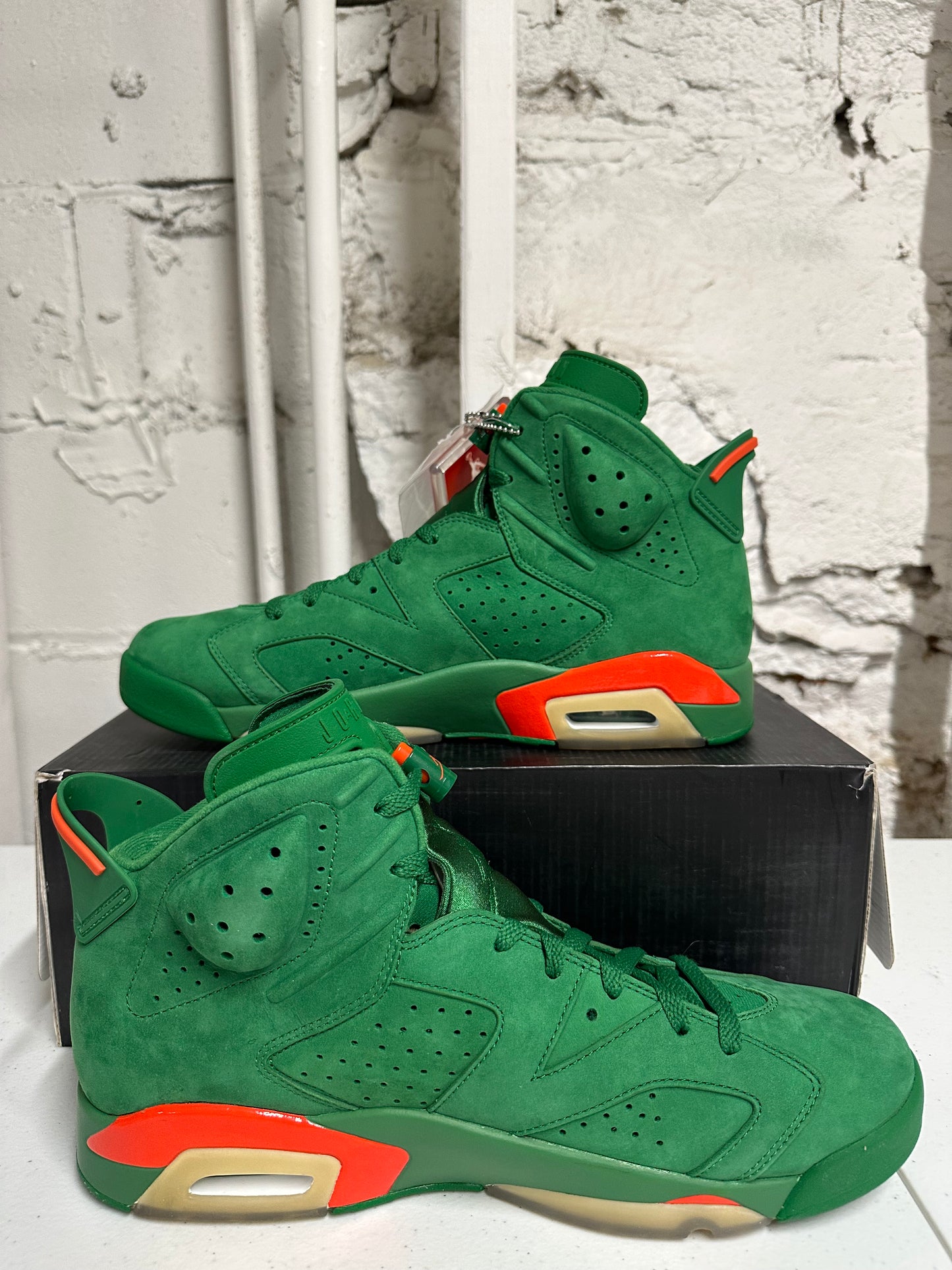 Air Jordan 6 Gatorade Green Sz 12 DS (Sample)