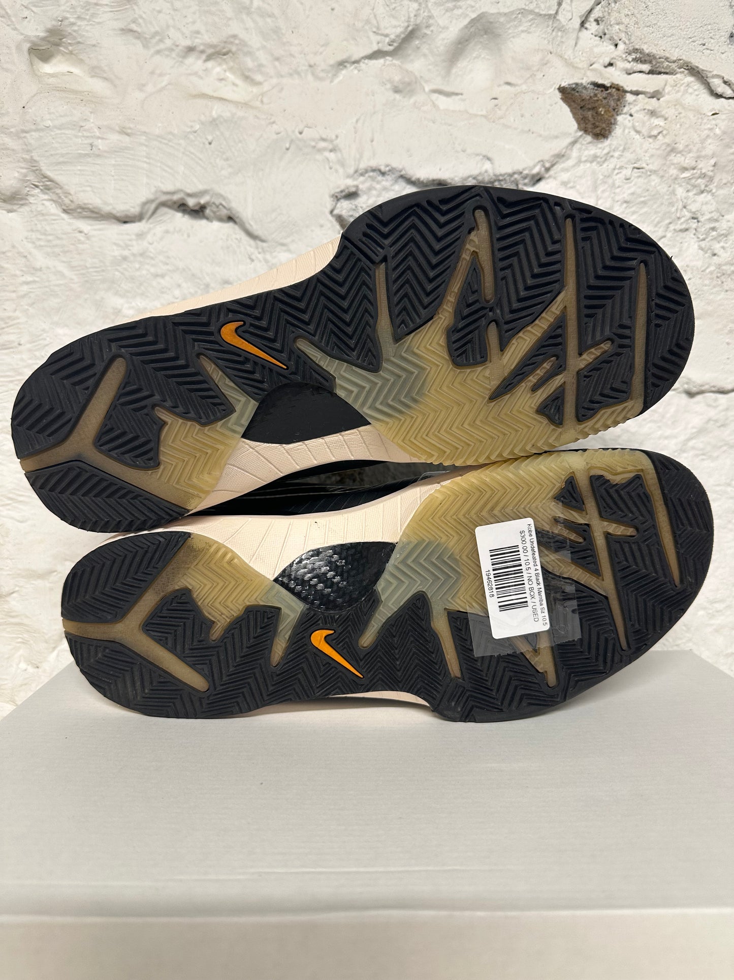 Nike Kobe 4 Undefeated Black Mamba Sz 10.5