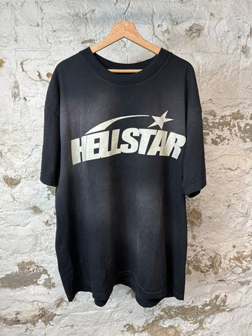 Hellstar Classic Logo T-shirt Black Sz XXL