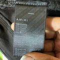 Amiri Silver Bone Black Denim Jeans Sz 36