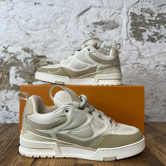 Louis Vuitton Beige Cream Skate Sneaker Sz 8 (6.5LV)