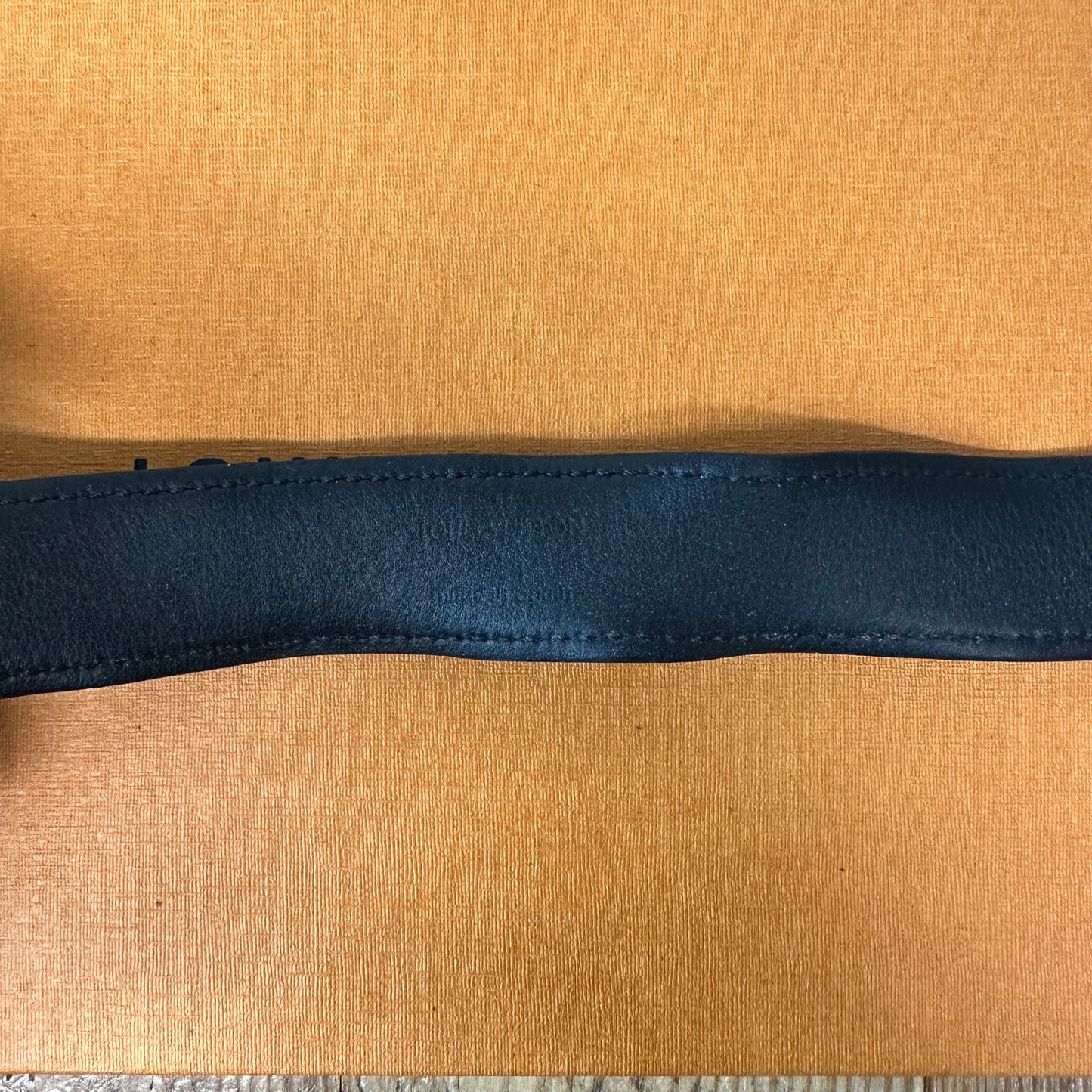 Louis Vuitton Graphite Hockenheim Bracelet Sz 19 W/ Box