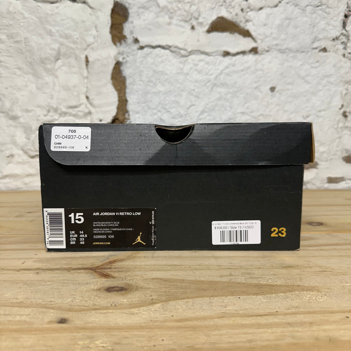 Air Jordan 11 Low University Blue (2017) Sz 15