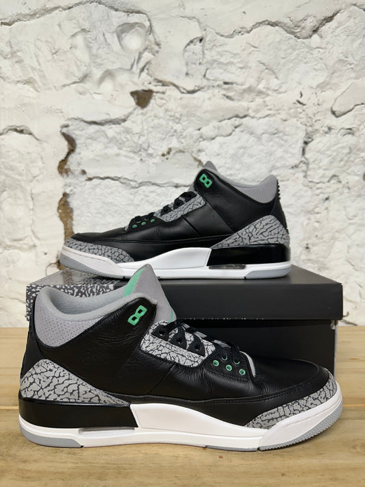 Air Jordan 3 Green Glow Sz 13
