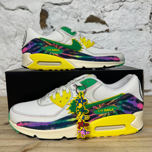 Nike Air Max 90 Grateful Dead University Oregon Grateful Ducks Sz 14 DS