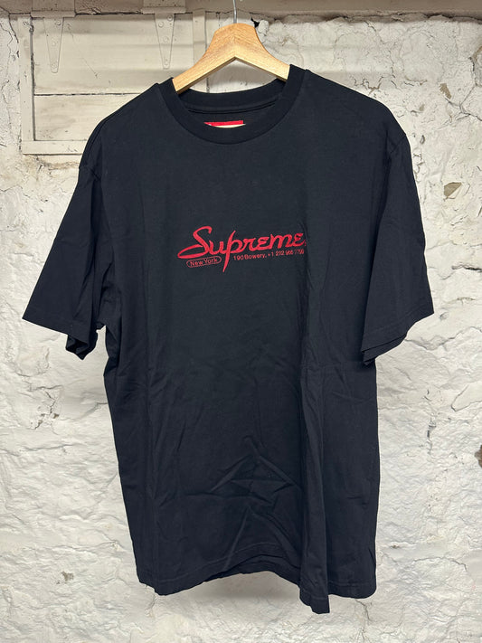 Supreme Bowery T-shirt Black Sz M