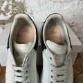 Alexander Mcqueen Black Studded Tab White Sneaker Sz 9 (42)