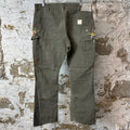 Gallery Departmnet Olive Carpenter Flare Splatter Pants Sz 32