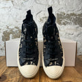 Dior Walk N Dior Navy Oblique White Sneaker Sz 5 (37)