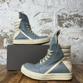 Rick Owens High Geobasket Pale Blue Milk Sneaker Sz 4.5 (36)