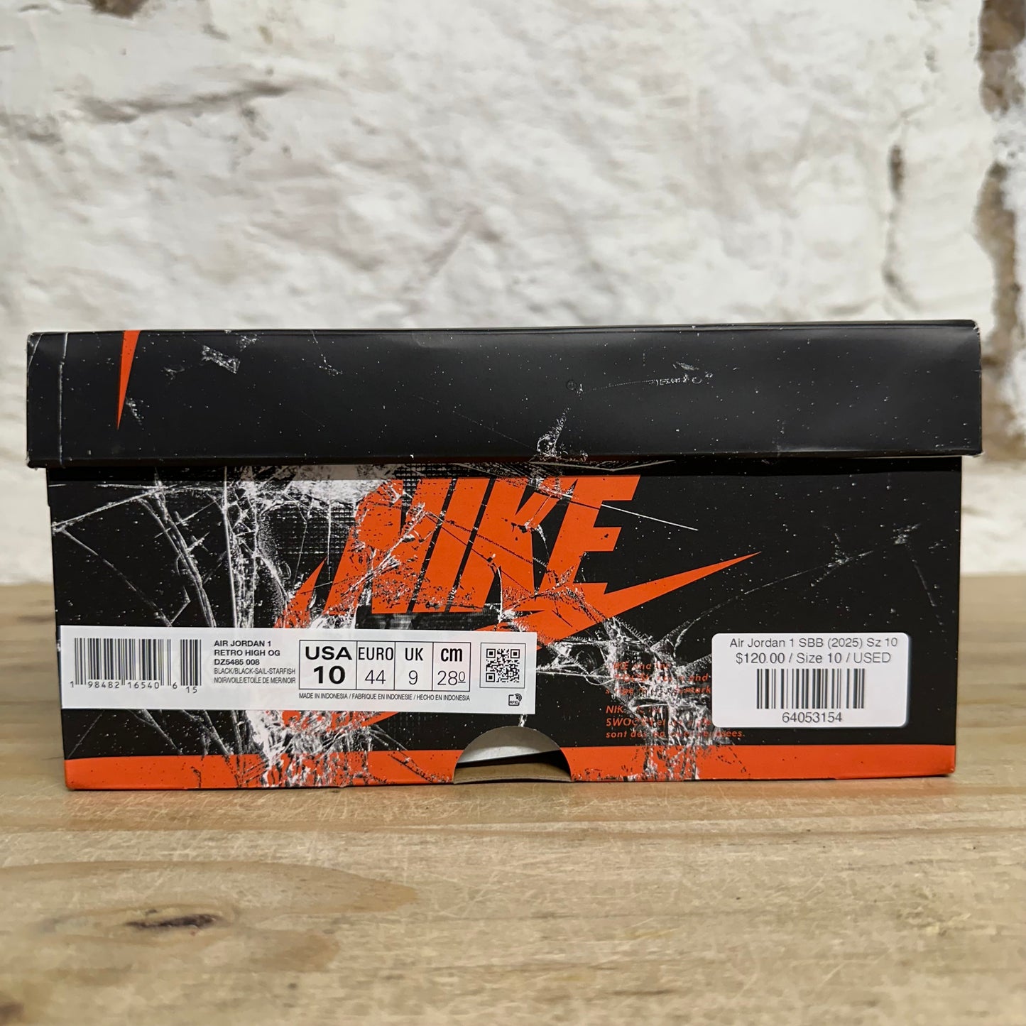 Air Jordan 1 High Shattered Backboard (2025) Sz 10