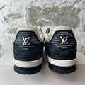 Louis Vuitton Black White Trainer Sneaker Sz 10 (8.5LV)