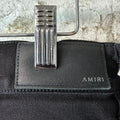 Amiri MX1 Aloha Patch Black Denim Jeans Sz 32