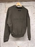 Fear of God Essentials Off Black Polo Sweatshirt Sz S
