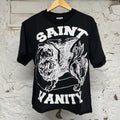Saint Vanity White Griffin Black T-Shirt Sz S