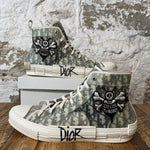 Dior B23 Stussy Gray Oblique High Sz 16 (49) No Box