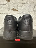 Nike Air Force 1 Low Supreme Black Sz 9