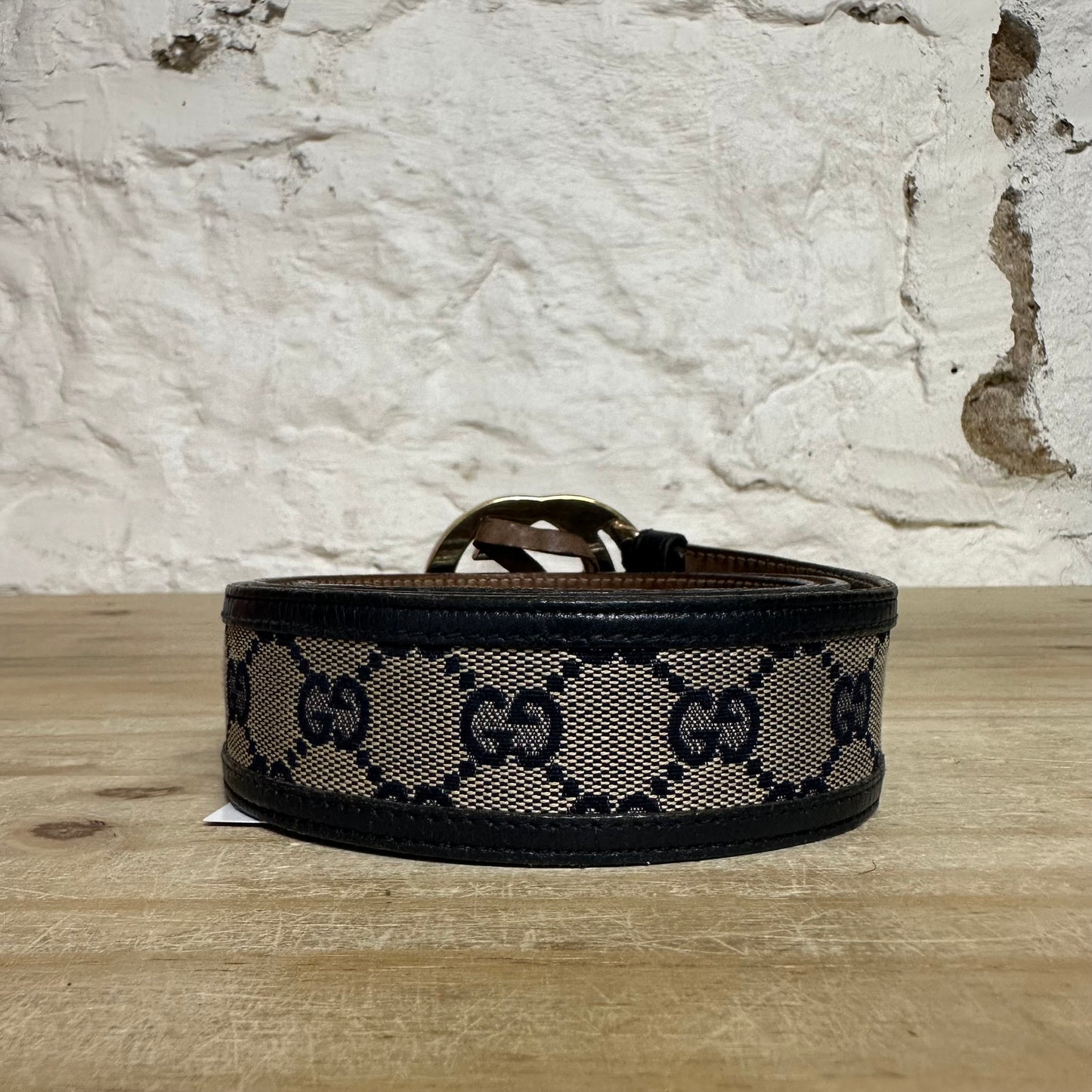 Gucci Tan Monogram Belt Sz 90/36