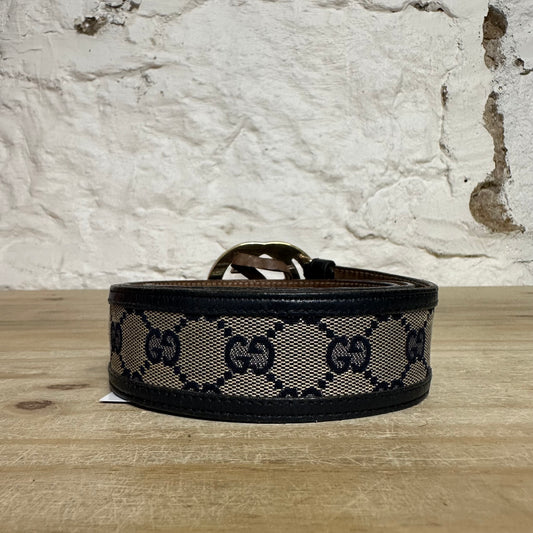 Gucci Tan Monogram Belt Sz 90/36