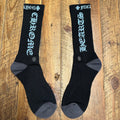 Chrome Hearts Blue Spell Black Socks DS