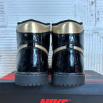 Air Jordan 1 Black Metallic Gold Size 9.5