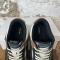Amiri Black Skeleton White Brown Sneaker Sz 10 (43)