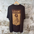 Louis Vuitton Lovers Trunk Intarsia Brown T-Shirt Sz L