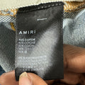 Amiri Plain Honeycomb Denim Jeans Sz 29