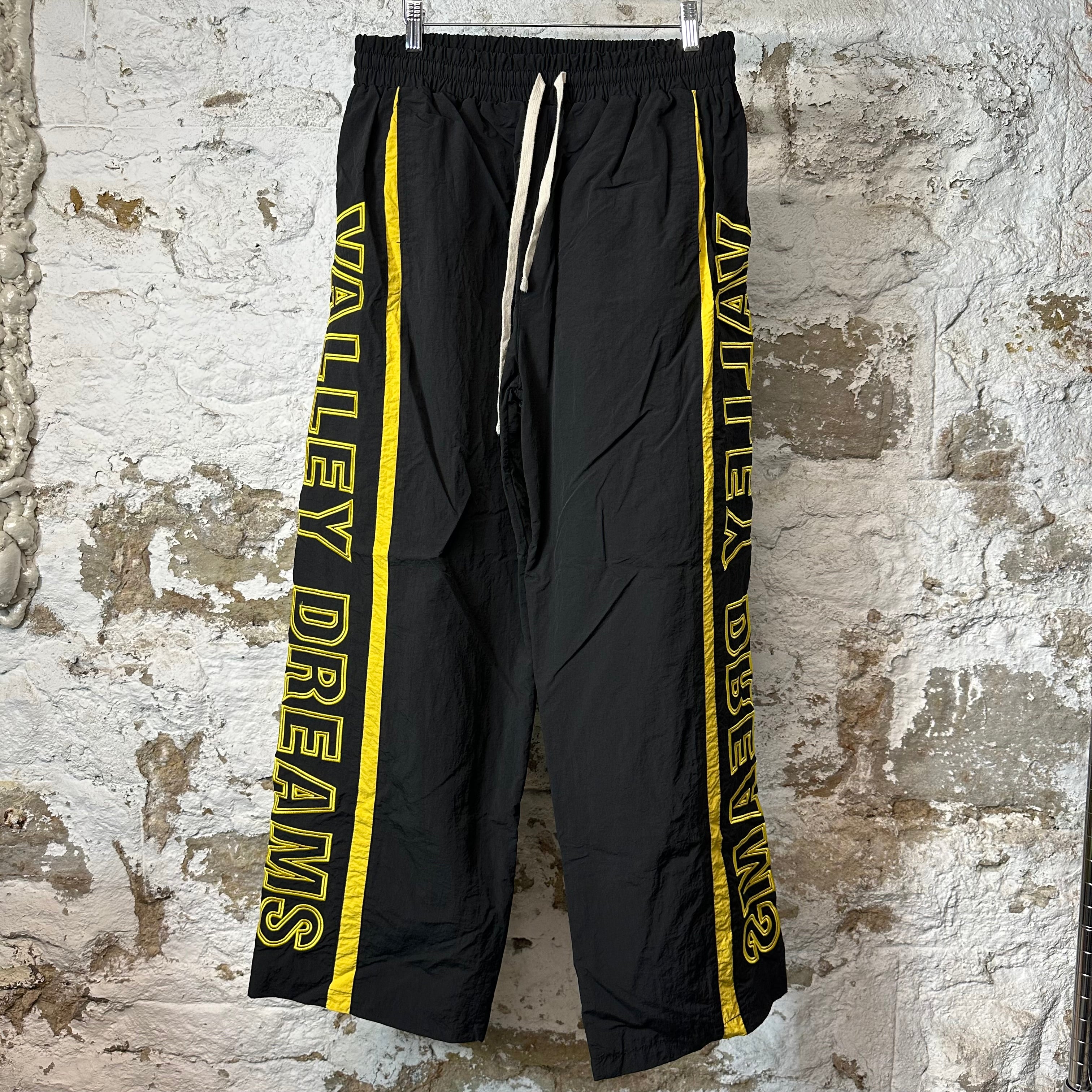 Vale Killroy Black Yellow Track Pants Sz S