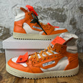 Off-White Court 3.0 Orange White Sneaker Sz 12 (45)