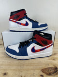 Air Jordan 1 Mid Multicolor Swoosh Sz 9.5