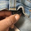 Amiri MX2 Blue Patch Blue Denim Jeans Sz 31