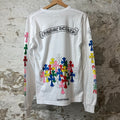Chrome Hearts Multicolor Cross White Long Sleeve Sz S
