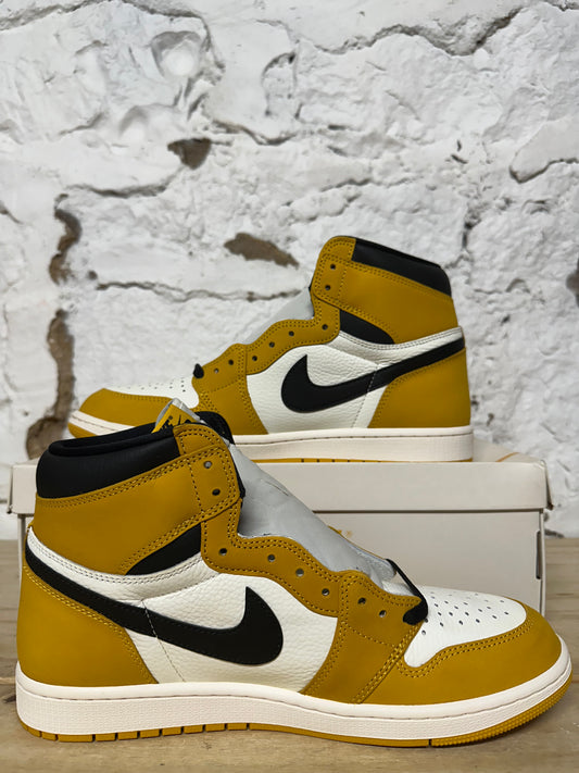 Air Jordan 1 Yellow Ochre Sz 11 DS