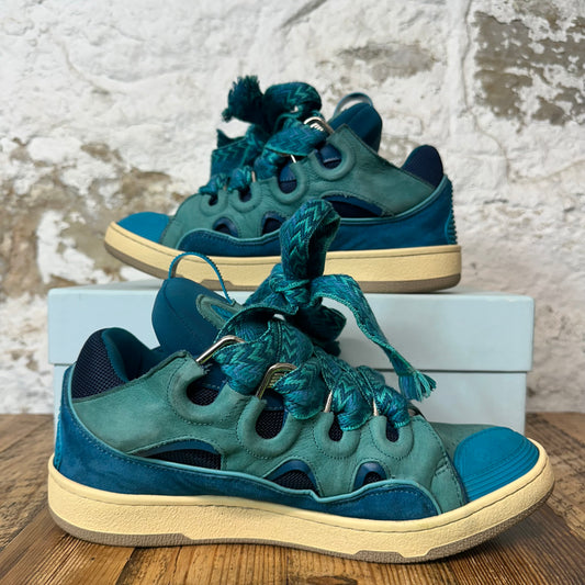 Lanvin Curb Multicolor Blue Sneaker Sz 10 (43)