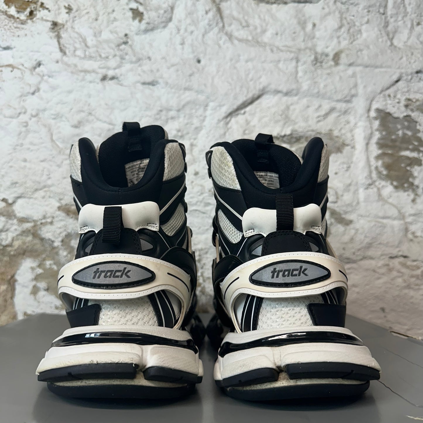 Balenciaga High Track Runner Black White Sneaker Sz 11 (44)