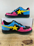 A Bathing Ape Bape Sta Low Black Yellow Sz 10