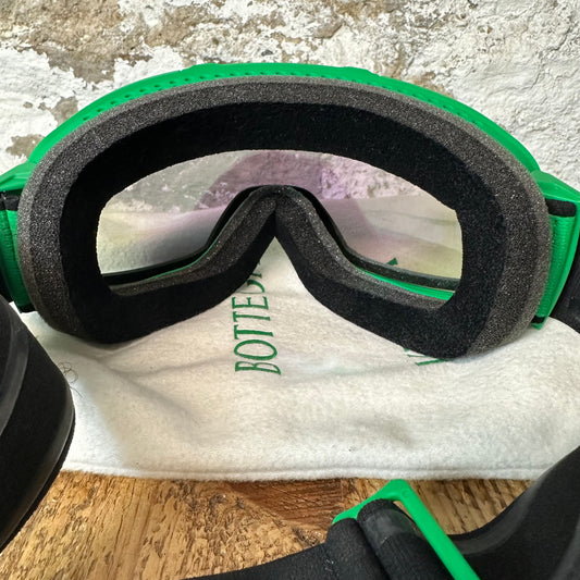 Bottega Veneta Green Ski Mask Goggles