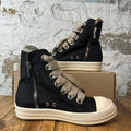 Rick Owens High Jumbo Lace Black Milk Sneaker Sz 10 (43)
