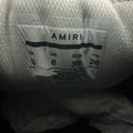 Amiri White Skeleton Black White Sneaker Sz 6.5 (39)