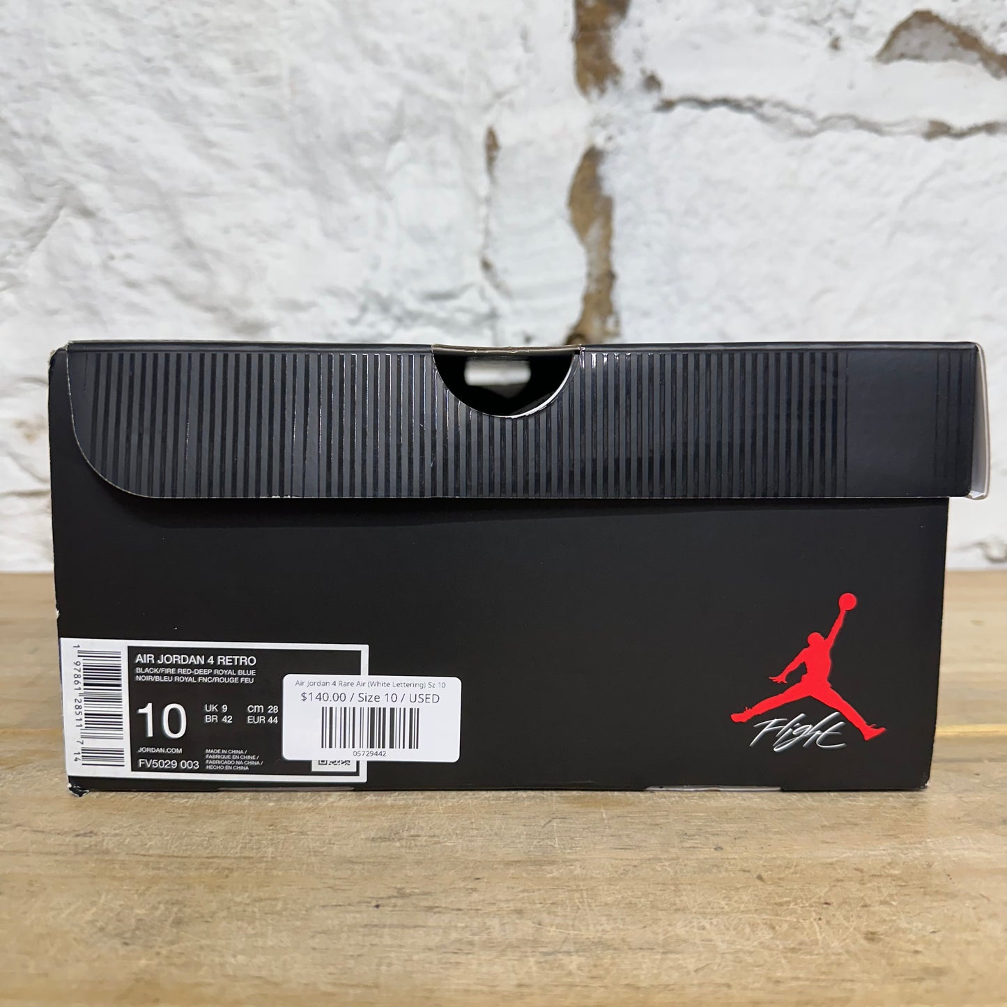 Air Jordan 4 Rare Air (White Lettering) Sz 10