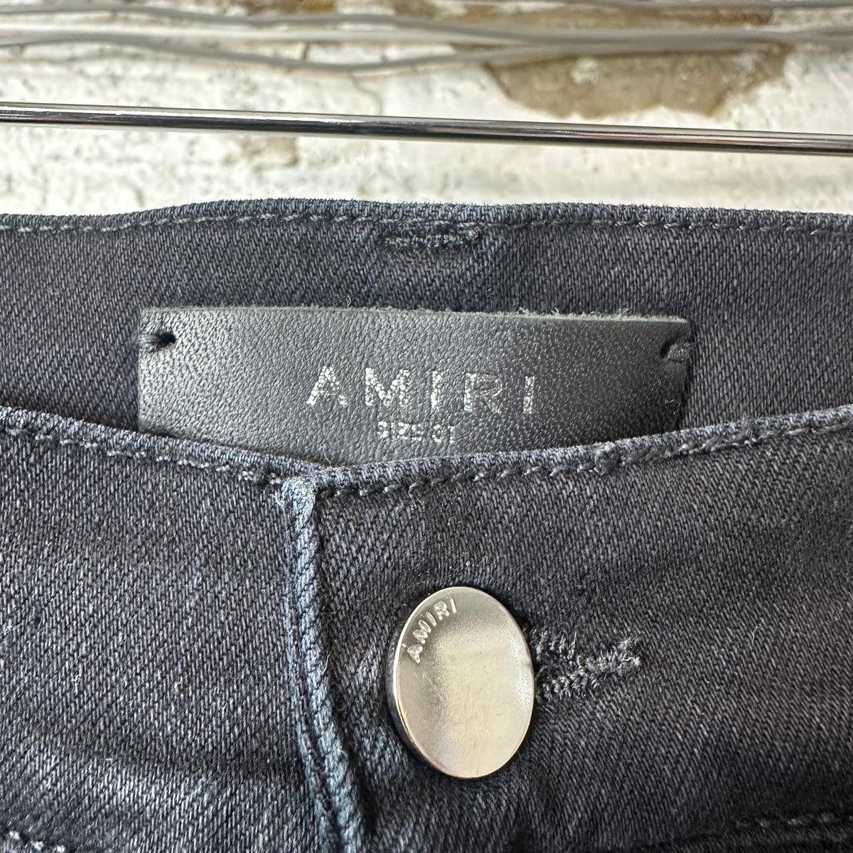 Amiri MX1 Red Tie Dye Thrasher Black Denim Jeans Sz 31
