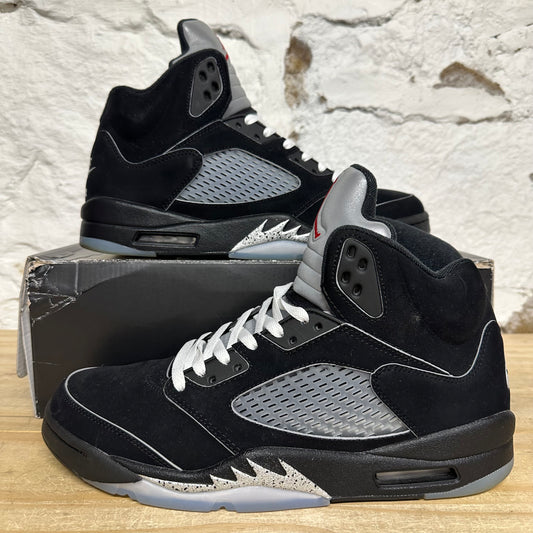 Air Jordan 5 Black Metallic Reimagined Sz 12