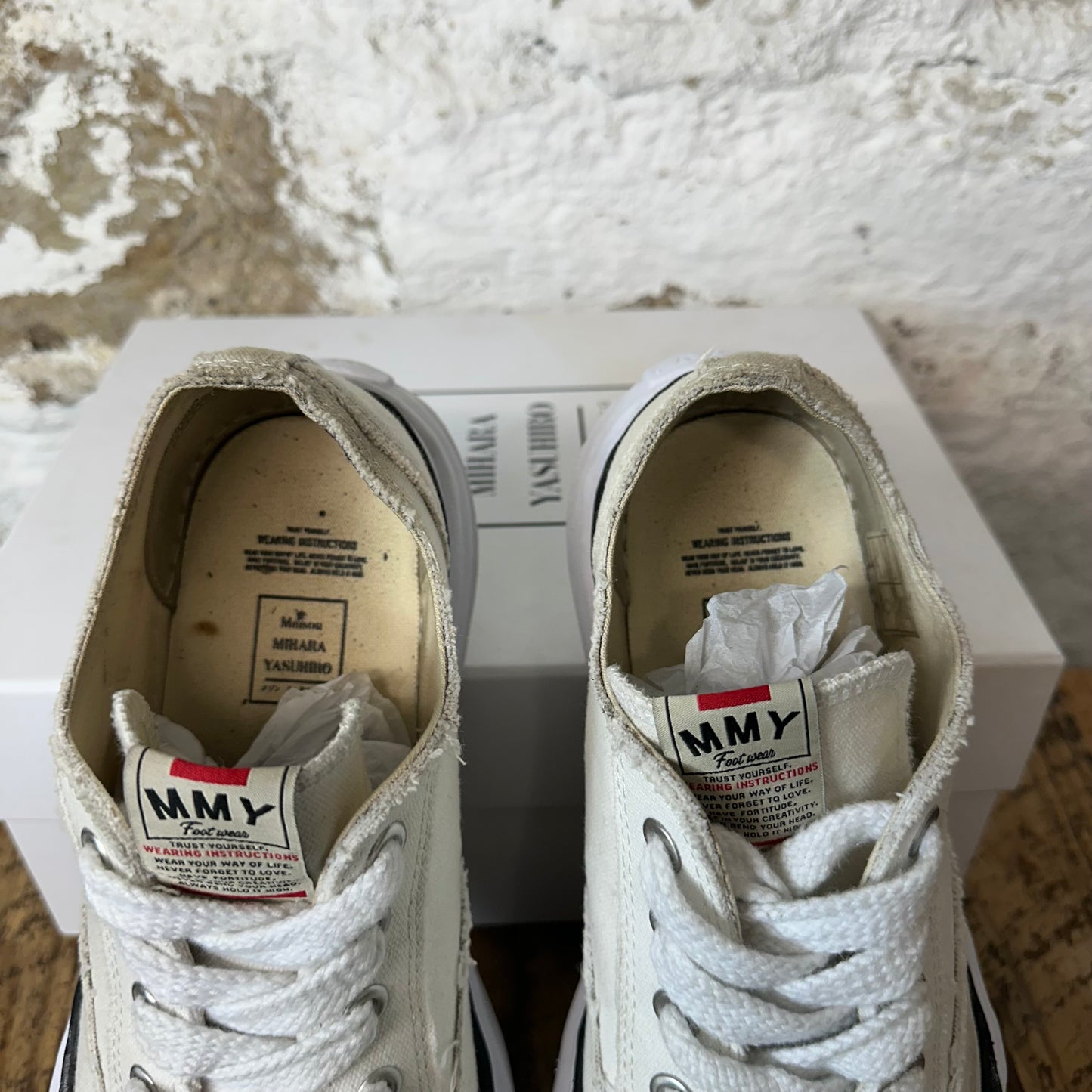 Maison Mihara Triple White Peterson Sneaker Sz 10 (43)