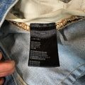 Amiri MX1 Denim Paint Splatter Blue Denim Jeans Sz 32