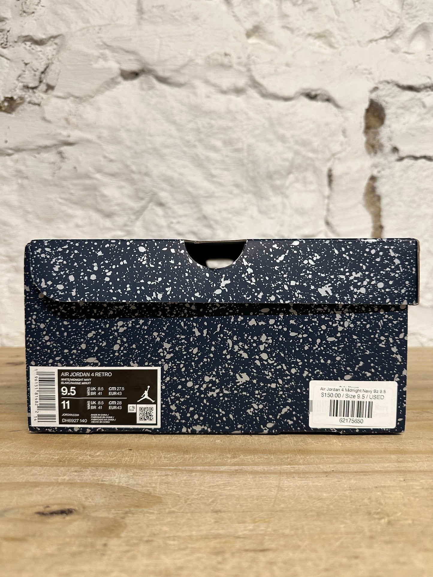 Air Jordan 4 Midnight Navy Sz 9.5